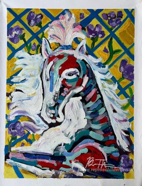Schilderij in opdracht – foto van het voltooide schilderij