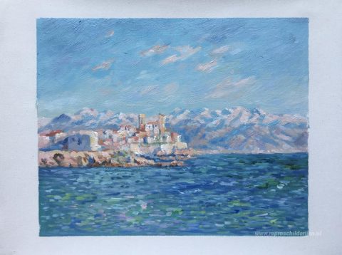 Schilderij in opdracht – foto van het voltooide schilderij