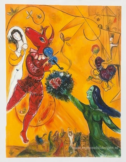 Schilderij in opdracht – foto van het voltooide schilderij