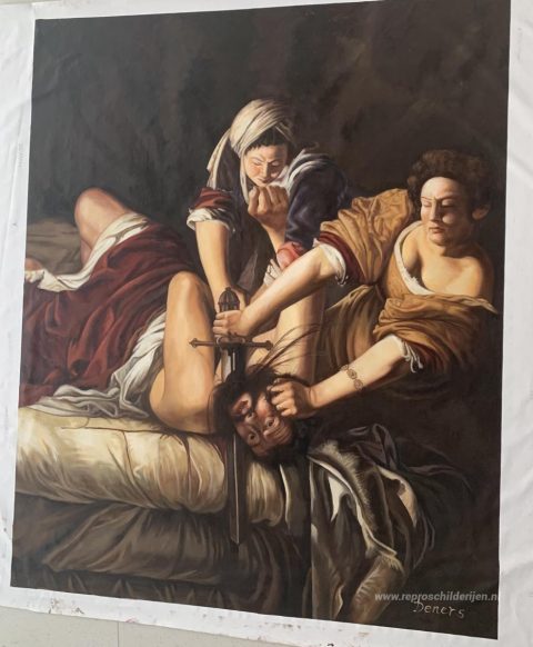 Schilderij in opdracht – foto van het voltooide schilderij
