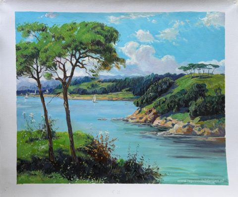 Schilderij in opdracht – foto van het voltooide schilderij