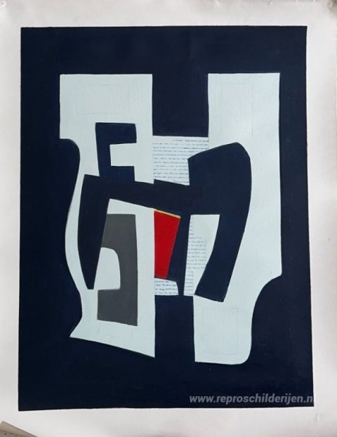Schilderij in opdracht – foto van het voltooide schilderij
