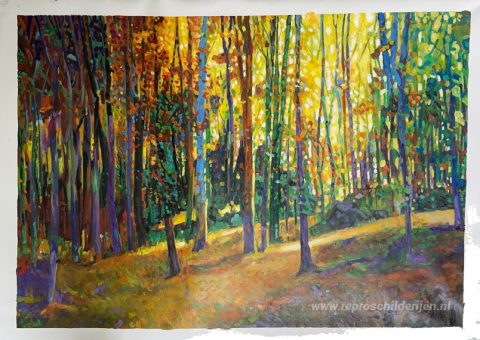 Schilderij in opdracht – foto van het voltooide schilderij