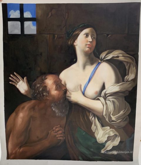 Schilderij in opdracht – foto van het voltooide schilderij