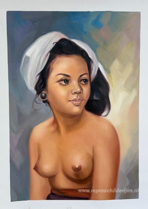 Schilderij in opdracht – foto van het voltooide schilderij