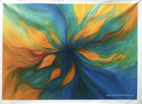 Schilderij in opdracht – foto van het voltooide schilderij