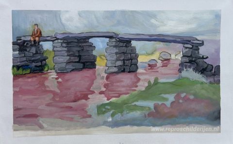 Schilderij in opdracht – foto van het voltooide schilderij