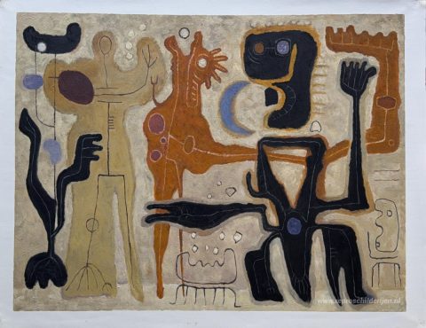 Schilderij in opdracht – foto van het voltooide schilderij