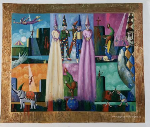 Schilderij in opdracht – foto van het voltooide schilderij