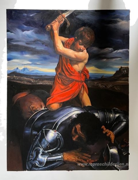 Schilderij in opdracht – foto van het voltooide schilderij