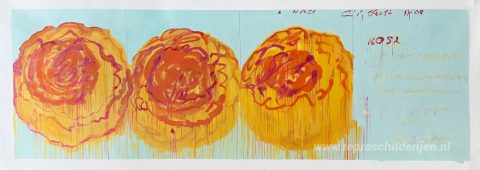Schilderij in opdracht – foto van het voltooide schilderij