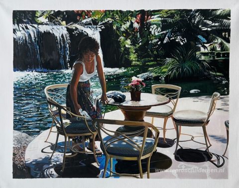 Schilderij in opdracht – foto van het voltooide schilderij