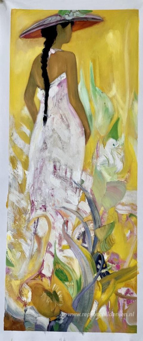 Schilderij in opdracht – foto van het voltooide schilderij