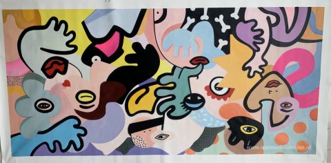 Schilderij in opdracht – foto van het voltooide schilderij