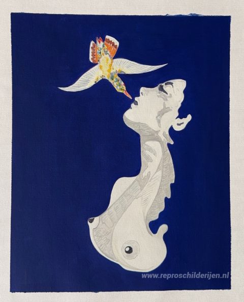 Schilderij in opdracht – foto van het voltooide schilderij