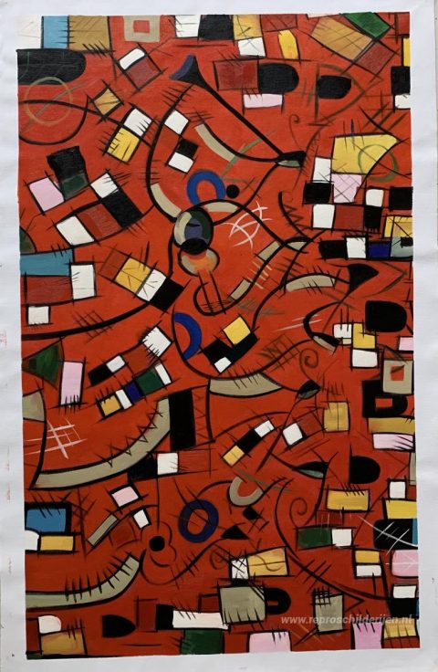 Schilderij in opdracht – foto van het voltooide schilderij