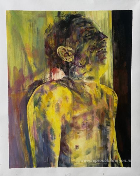 Schilderij in opdracht – foto van het voltooide schilderij