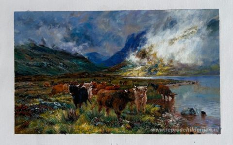 Schilderij in opdracht – foto van het voltooide schilderij