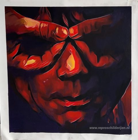 Schilderij in opdracht – foto van het voltooide schilderij