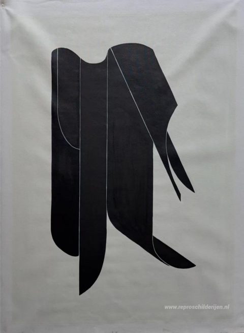 Circino XXXVII – met de hand geschilderde reproductie, foto van het voltooide schilderij