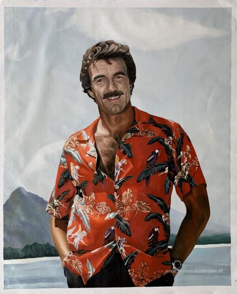 Schilderij in opdracht – foto van het voltooide schilderij