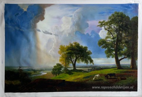 Schilderij in opdracht – foto van het voltooide schilderij