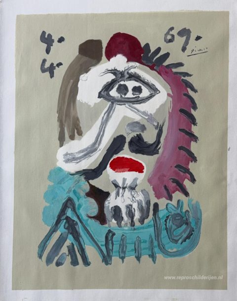 Schilderij in opdracht – foto van het voltooide schilderij