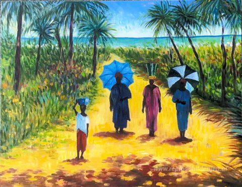 Schilderij in opdracht – foto van het voltooide schilderij