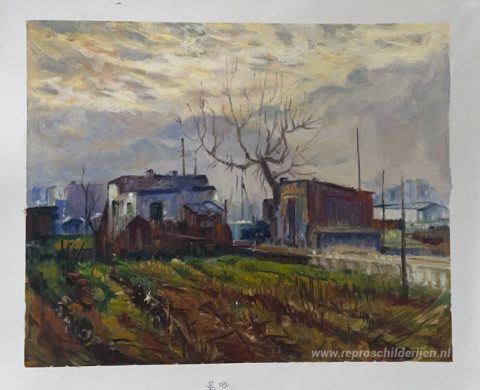 Schilderij in opdracht – foto van het voltooide schilderij