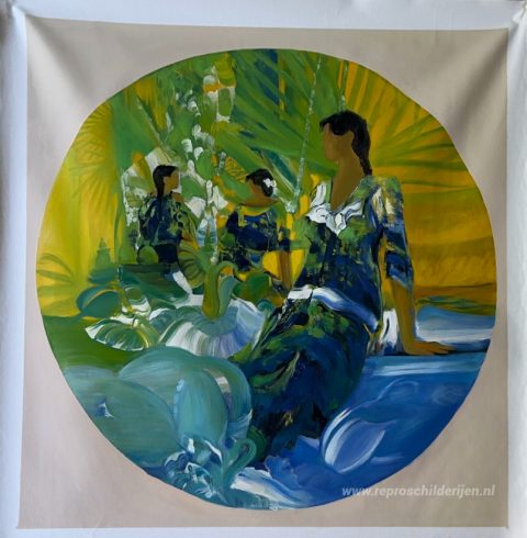 Schilderij in opdracht – foto van het voltooide schilderij