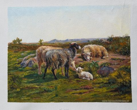Schilderij in opdracht – foto van het voltooide schilderij