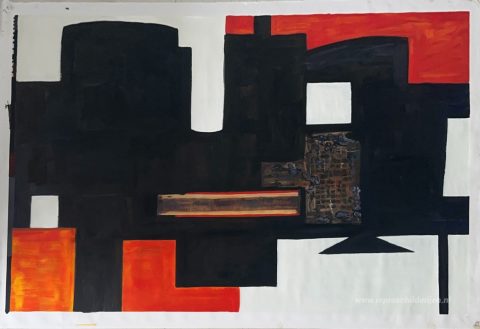 Schilderij in opdracht – foto van het voltooide schilderij
