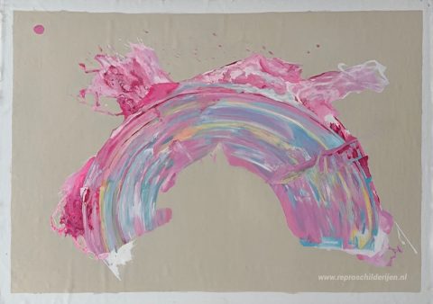 Schilderij in opdracht – foto van het voltooide schilderij