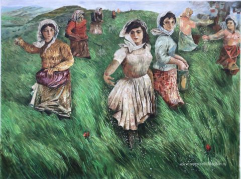 Schilderij in opdracht – foto van het voltooide schilderij