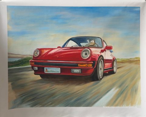 Schilderij in opdracht – foto van het voltooide schilderij