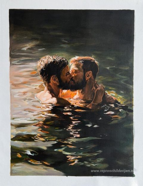 Schilderij in opdracht – foto van het voltooide schilderij
