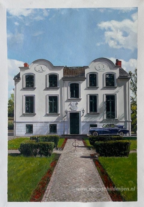 Schilderij in opdracht – foto van het voltooide schilderij