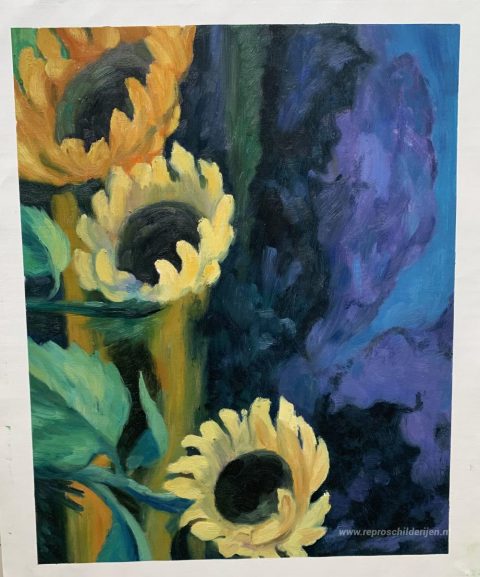 Schilderij in opdracht – foto van het voltooide schilderij