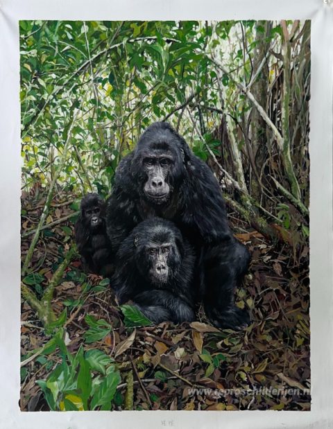 Schilderij in opdracht – foto van het voltooide schilderij
