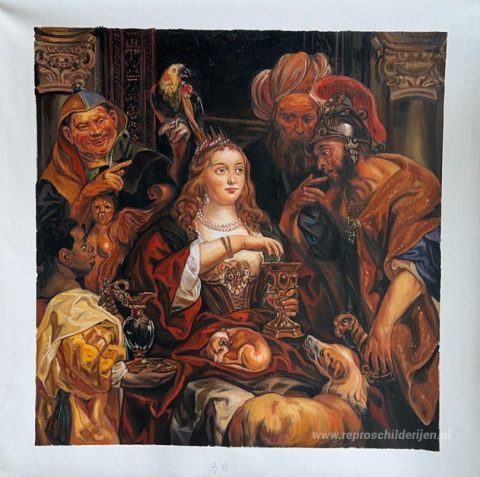 Schilderij in opdracht – foto van het voltooide schilderij