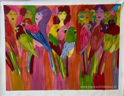 Schilderij in opdracht – foto van het voltooide schilderij
