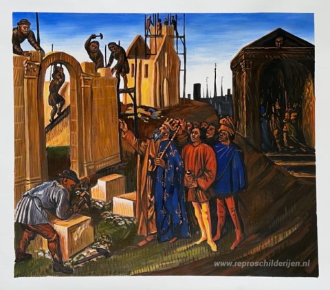 Schilderij in opdracht – foto van het voltooide schilderij