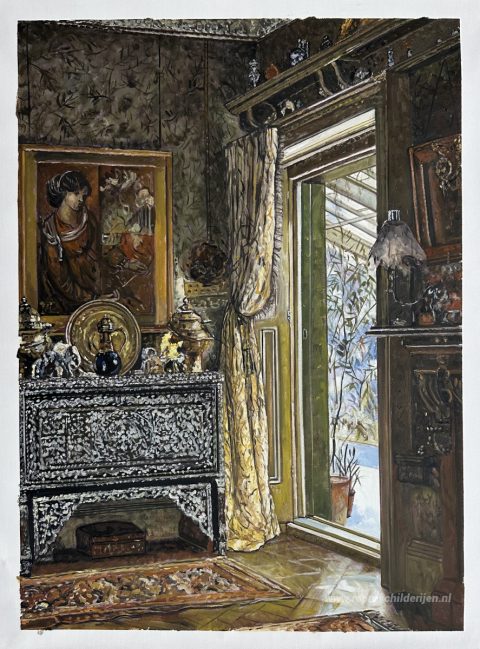 Schilderij in opdracht – foto van het voltooide schilderij