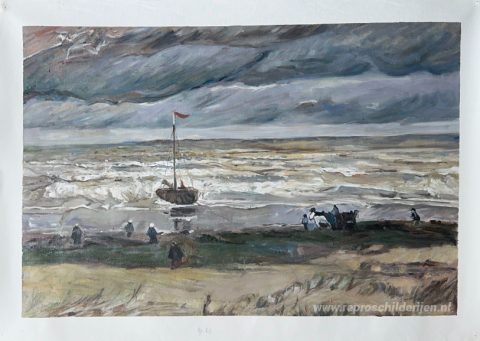 Schilderij in opdracht – foto van het voltooide schilderij