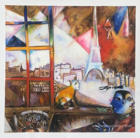 Schilderij in opdracht – foto van het voltooide schilderij