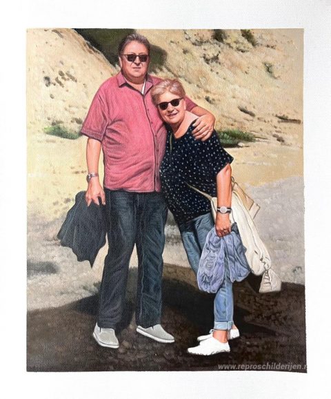 Schilderij in opdracht – foto van het voltooide schilderij