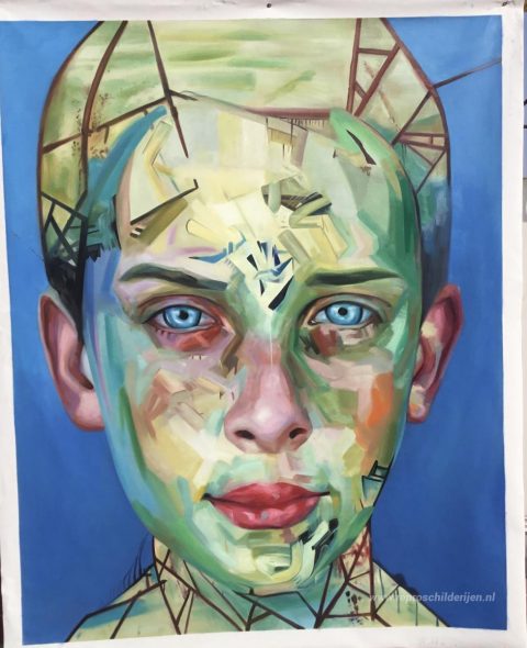 Schilderij in opdracht – foto van het voltooide schilderij