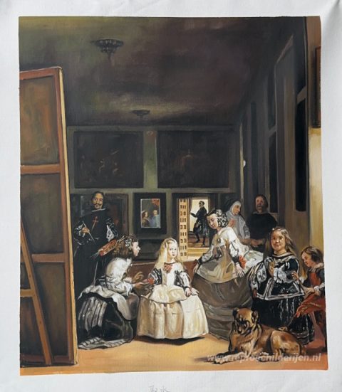 Schilderij in opdracht – foto van het voltooide schilderij