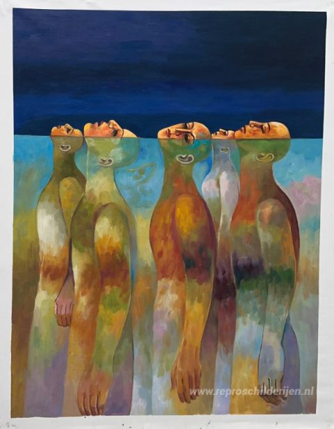Schilderij in opdracht – foto van het voltooide schilderij