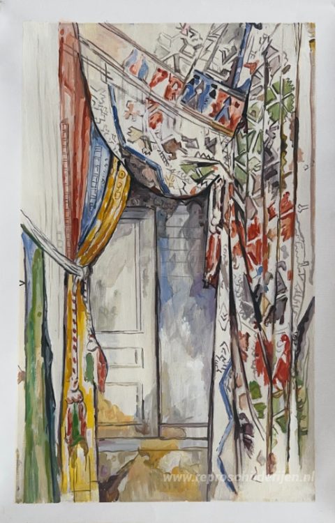 Schilderij in opdracht – foto van het voltooide schilderij